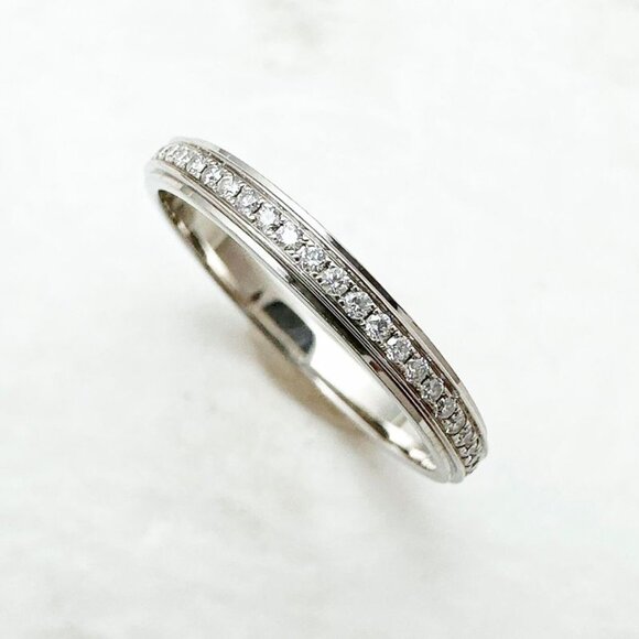 Cartier Damre Full Diamond Platinum Ring 49 - Picture 2 of 9